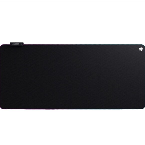 ROCCAT Sense AIMO XXL Ultra-wide PC Gaming Mousepad with RGB Lighting Black - Picture 1 of 5